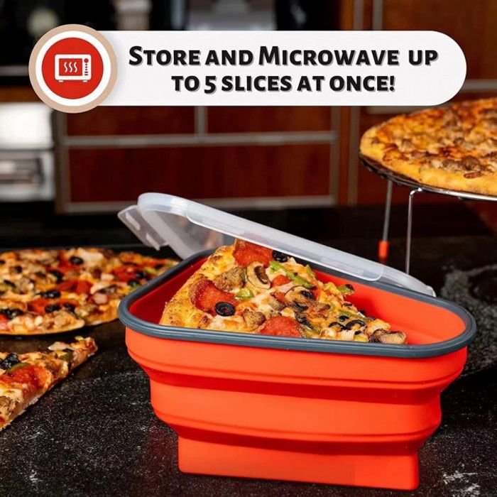 Boîte à pizza pliable en silicone