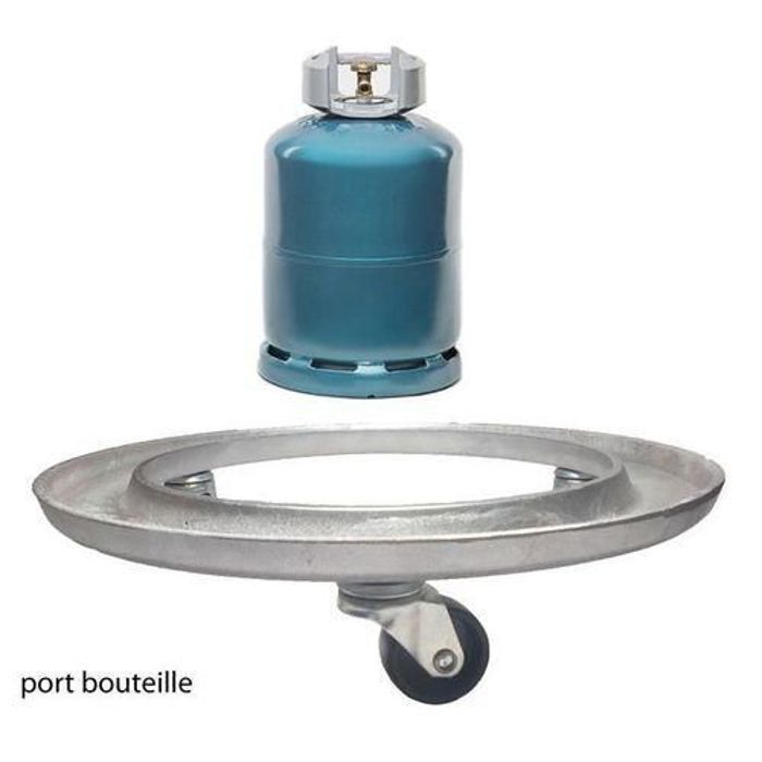 Support Bouteille de Gaz / Porte-Bouteille - Chariot Robuste avec 3 Roulettes