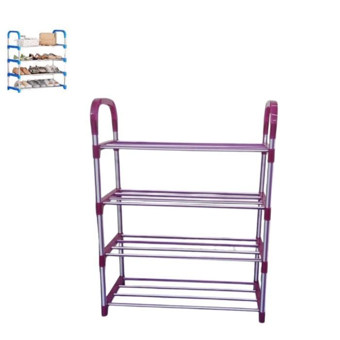 Étagère à chaussures - Non spécifié - 4 ou 5 niveaux - - Design compact - Durable