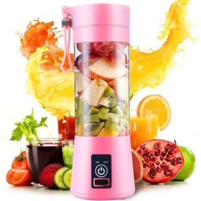 Machine Rechargeable portative de jus, mélangeur de presse-fruit,mini mixeur USB-Couleur aliatoire