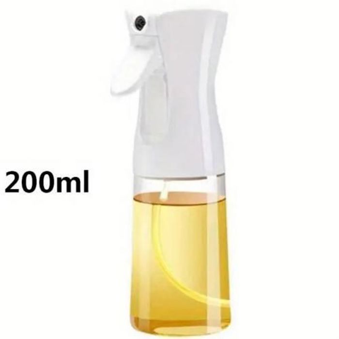 Bouteille spray pour huile ou vinaigre, vaporisateur d'huile de cuisine-200ml-BLANC
