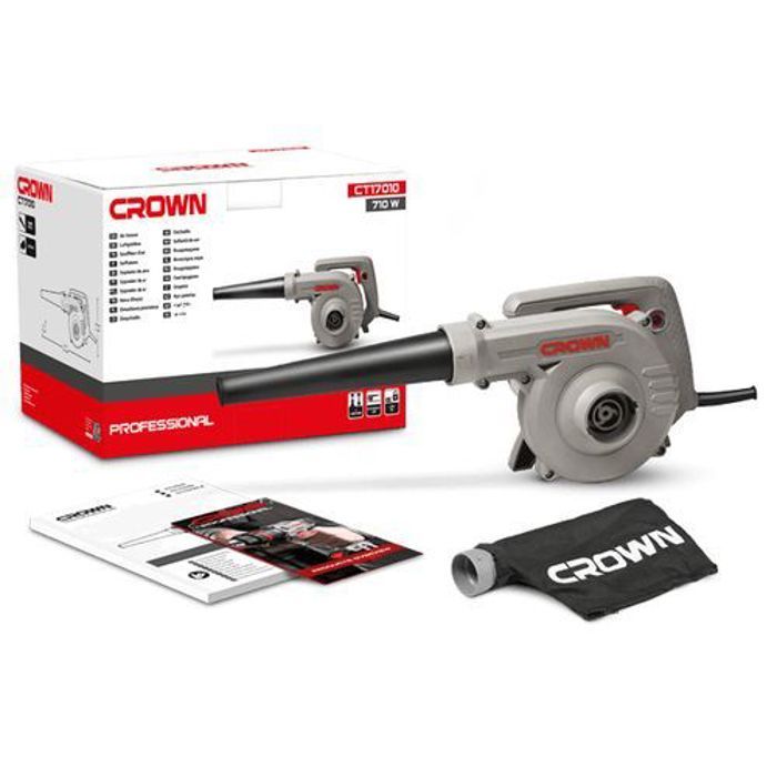 Crown Souffleur aspirateur 2 on 1 électrique CROWN 550w