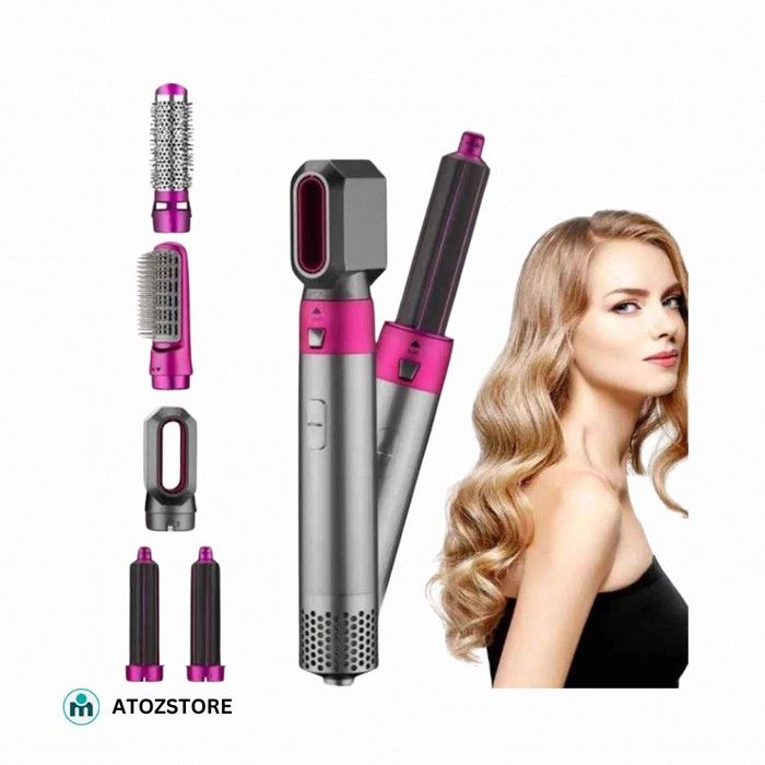 5 en 1 Brosse sèche-cheveux électrique