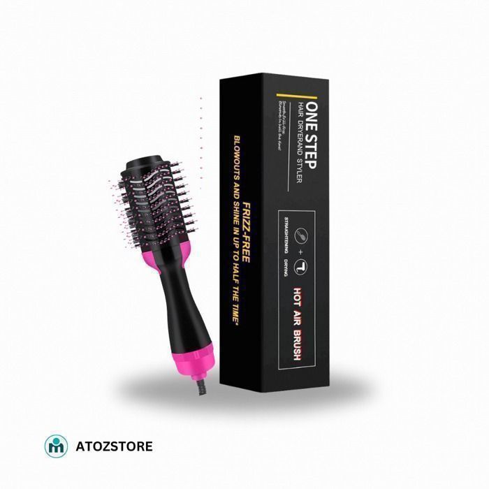 Brosse Soufflante - GENERIC - One Step - 1200W - 4 en 1 - 3 Modes de Chauffage