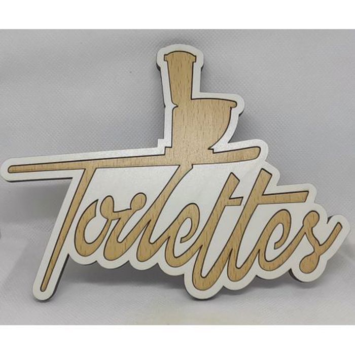 Toilettes Mural En Bois Décoration Maison