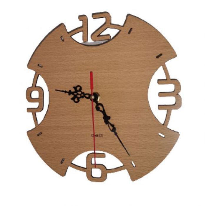 Horloge Murale Bois Naturel Wh