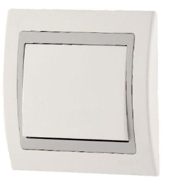 Injelec Interrupteur Va Et Viens Mural Encastrable ; Interrupteur Électrique Jade Blanc