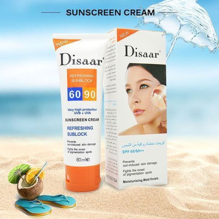 Disaar Disaar-Protection Solaire Hydratante Spf90Pa + - Protection Solaire Uv Isolante, Correcteur Étanche