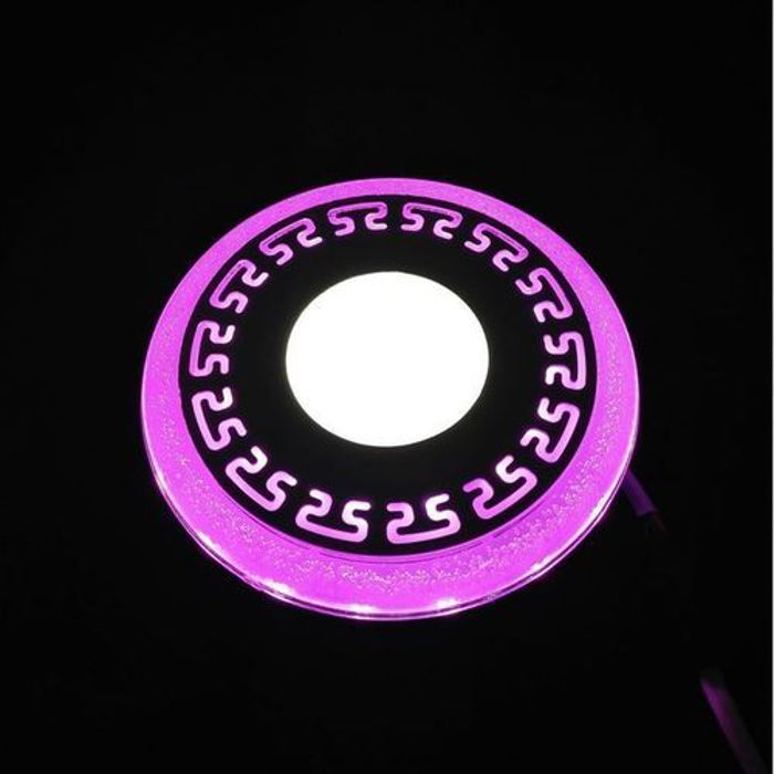Spot Led Double Couleur Blanc Rose Pour Plafonniers Rond