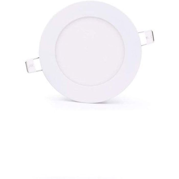 Spot 3W Panel Led Rond Encastrable Lumière Blanche