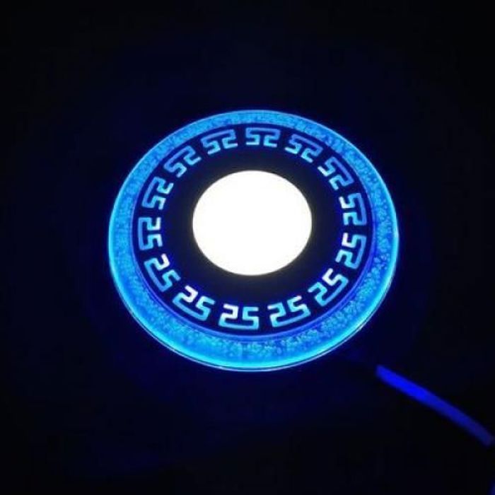 Spot Led Double Couleur Blanc Bleu Pour Plafonniers Rond--