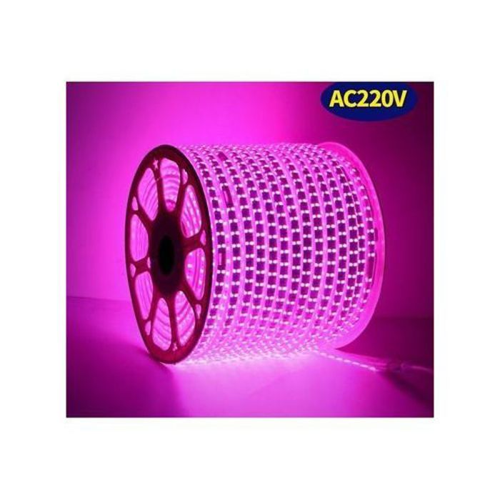 Ruban Led Strip Led Bande Double Pink, Flexible, Étanche, (10M)