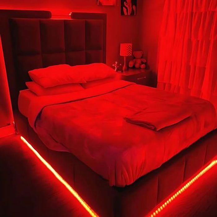 Bande Lumineuse Led Rvb 300, 5 M, Étanche, Flexible, Rouge