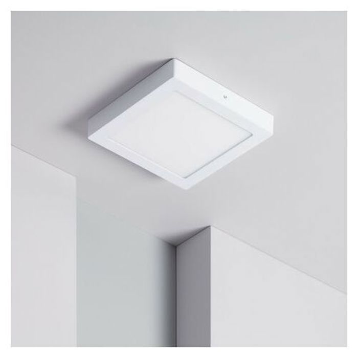 Ferri Panel Led Apparent Carré 6500K 18W Ip20 22Cm