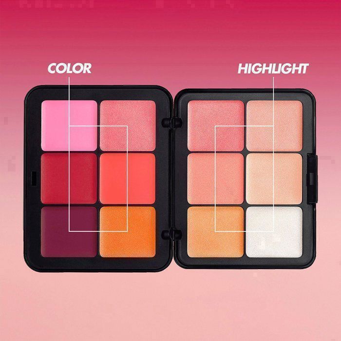 Palette de Blush et Enlumineur - MAKE UP FOR EVER - HD SKIN - Multicolore - Fini Naturel - Longue Tenue