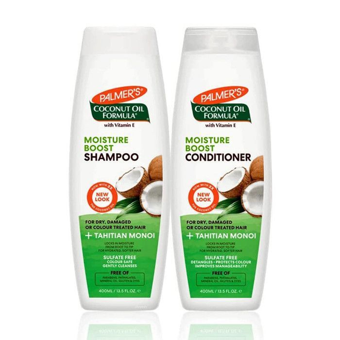 Palmer'S Duo Shampoing + Revitalisant Coconut Oil Formula® with Vitamin E - 400ml X 2
