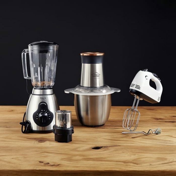 Kit Électroménager - AYA HOME - Blender, Hachoir, Batteur - 1000W - 7 Vitesses - Couleurs Aléatoires