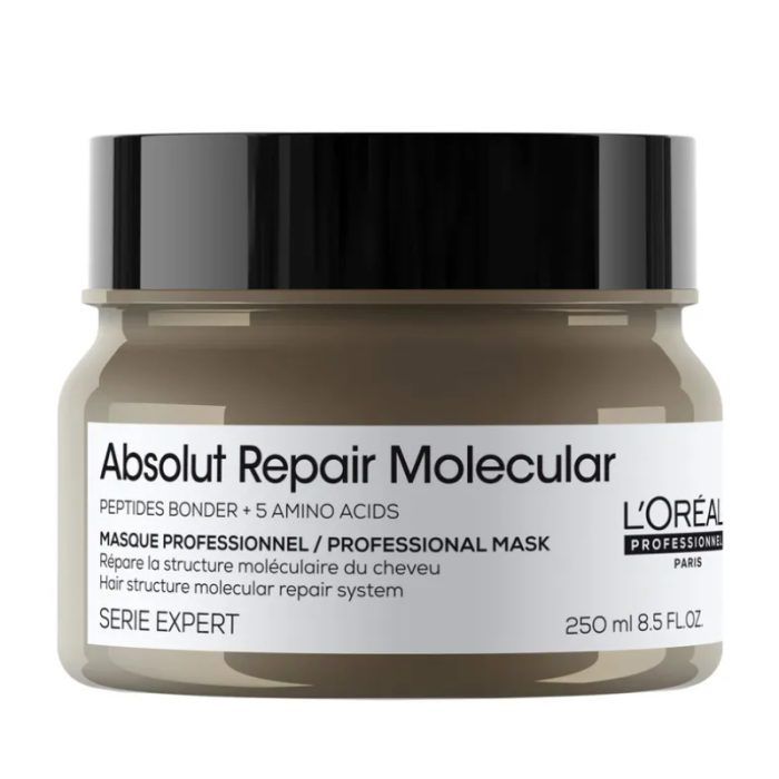 L'OREAL PROFESSIONNEL - PARIS ABSOUT REPAIR MOLECULAR MASK PEPTIDES BONDER + 5 AMINO ACIDE 250 ML