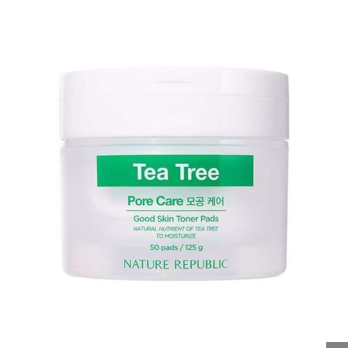 NATURE REPUBLIC - TEA TREE PORE CARE GOOD SKIN TONER PAD 50 PADS