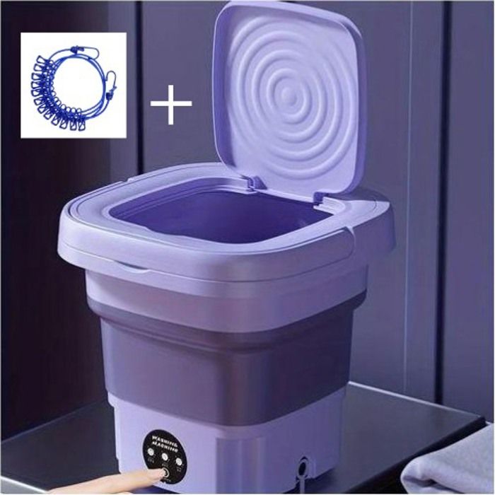 Lave-linge Portable - Non spécifié - 9L - Rechargeable USB - Compact - Pliable