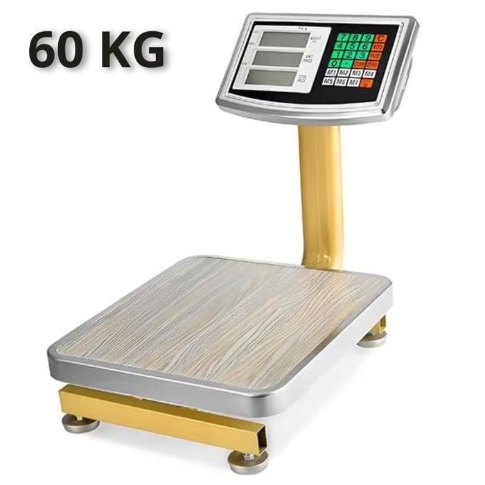 Balance de cuisine - Non spécifié - 60 kg - Écran LED rétroéclairé - Haute précision - Tare intégrée