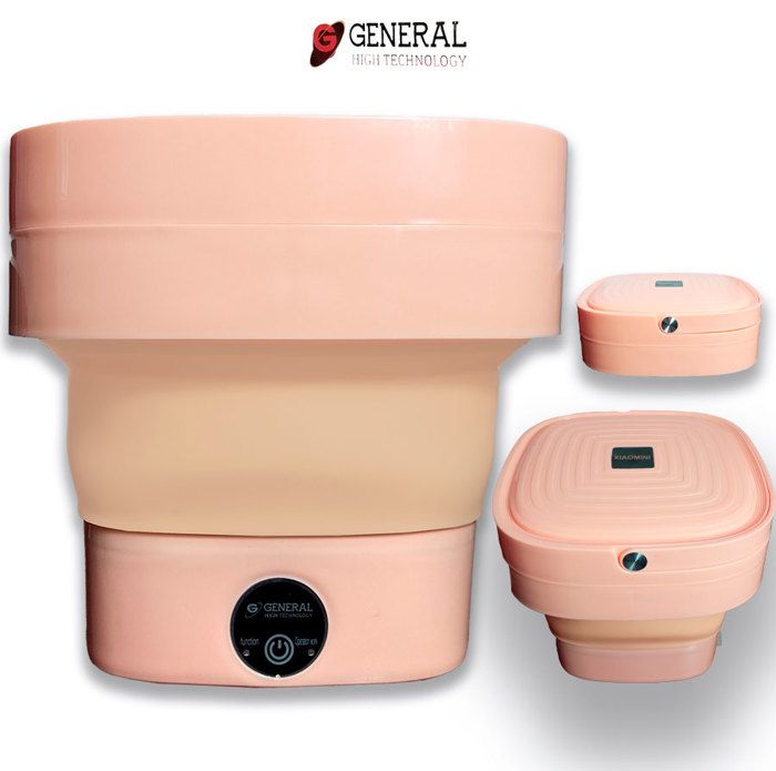 Mini Machine à laver - GENERAL - 8L - Portable - Ultrasonique - Orange