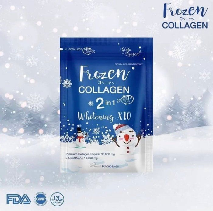 Sérum - Frozen - Collagen 2 in 1 Whitening X10 - Éclaircissant - Anti-âge - 100g