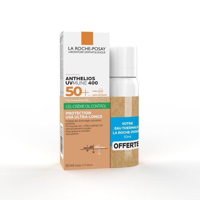 LA ROCHE POSAY - ANTHELIOS CR MATIFIANTE+EAU THERMAL 50ML PACK