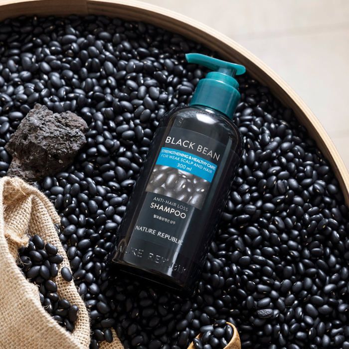 Soin capillaire - NATURE REPUBLIC - Black Bean - Vegan - Crème - Revitalisant