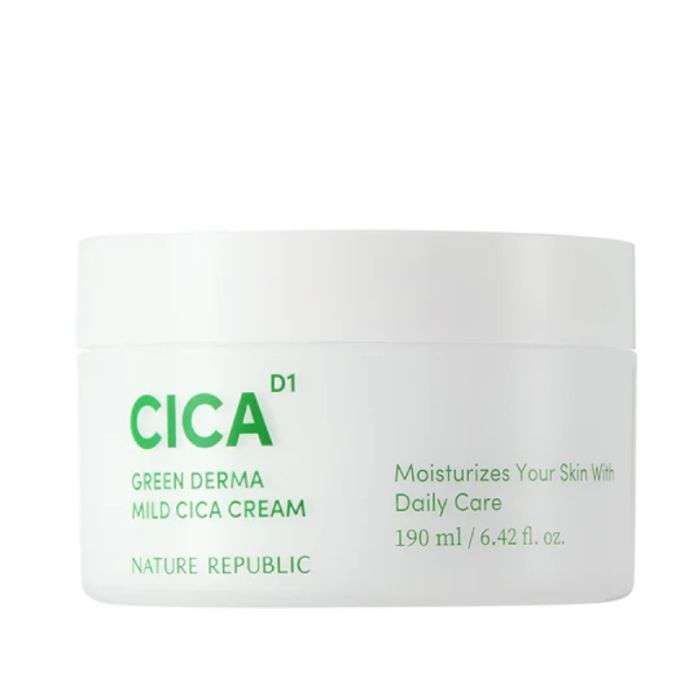 NATURE REPUBLIC - GREEN DERMA MILD CICA CREME 190 ML