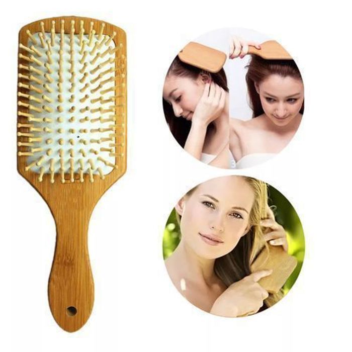 Peigne en bois Soins des cheveux Massage antistatique Favorise ...