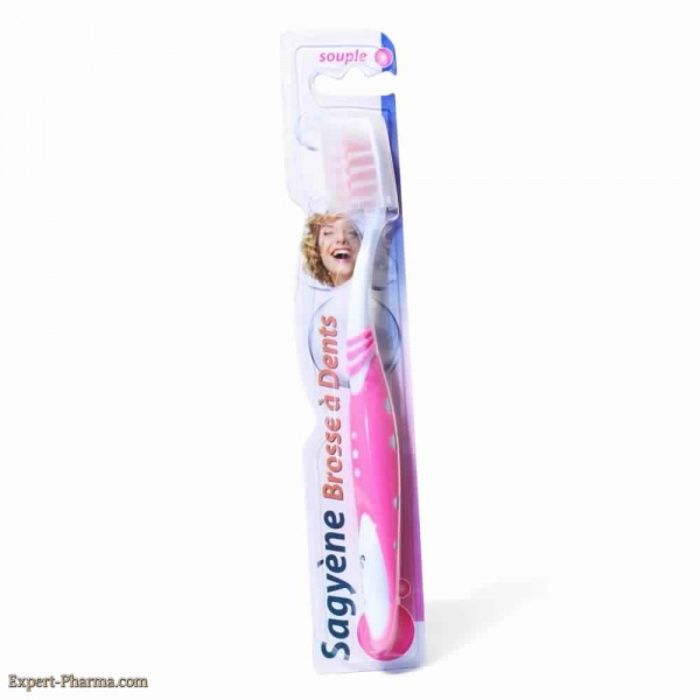 Brosse à dents - SAGYENE - Souple - Hypoallergénique - Idéale pour gencives sensibles - Nettoyage doux