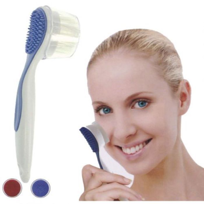 Elina Browse + éponge pour le visage + Gommage de massage pour le nettoyage