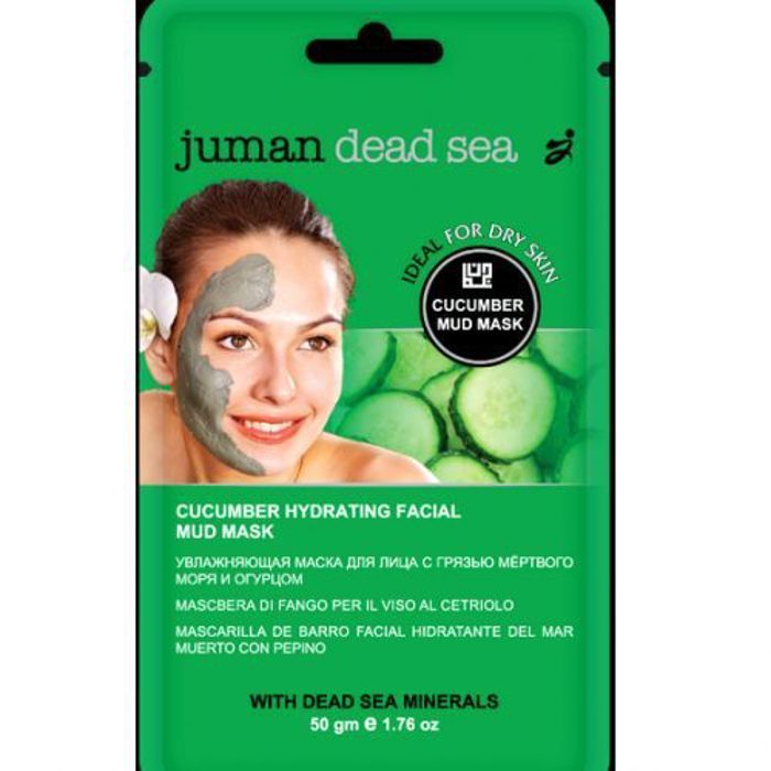 Juman Masque boue de la mer Morte à l'extrait de concombre pour hydrater le visage
