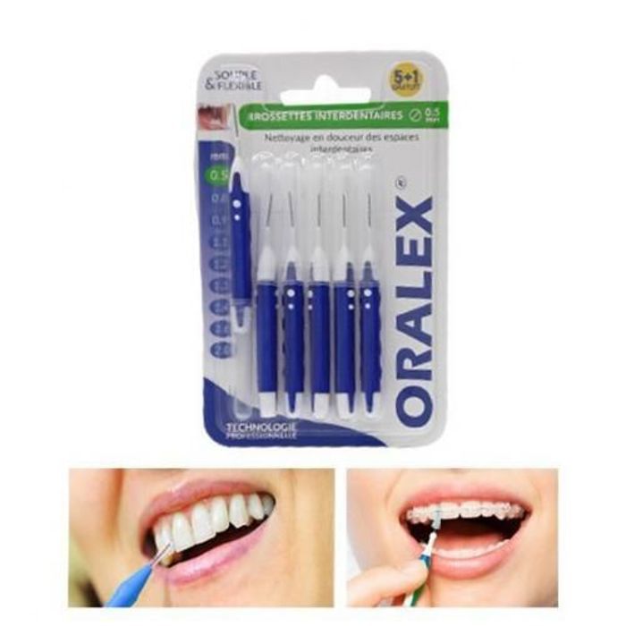 ORALEX Brossettes Interdentaires 0.5 Mm Souple Et Flexible
