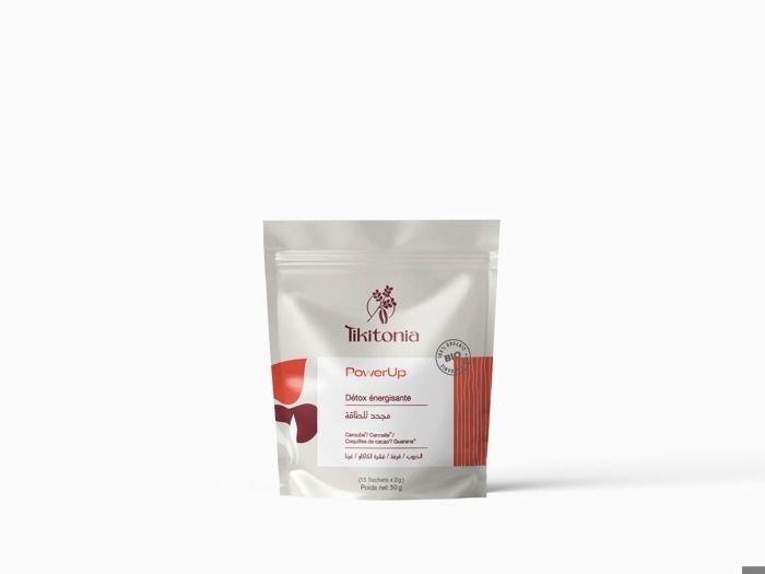 TIKITONIA TISANE POWERUP- DÉTOX ÉNERGISANTE 15 UNITÉS 30G