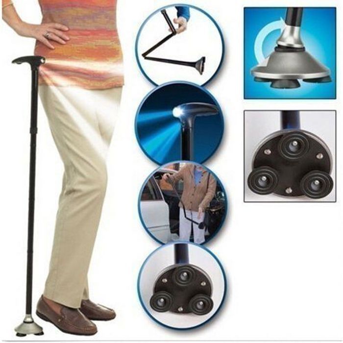 Trusty Cane Canne Magique - Noir