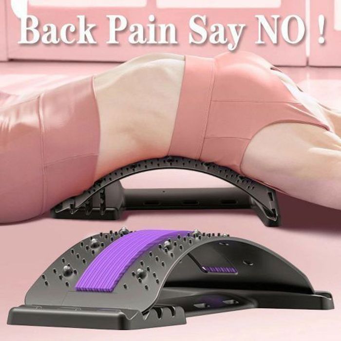 Masseur lombaire - Magique - Relaxation - Soulagement de la douleur - Chaleur apaisante - COULEUR ALEATOIR