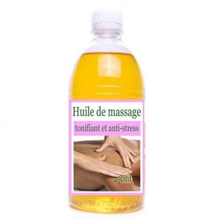 Huile de massage tonifiant et anti-stress 250mL
