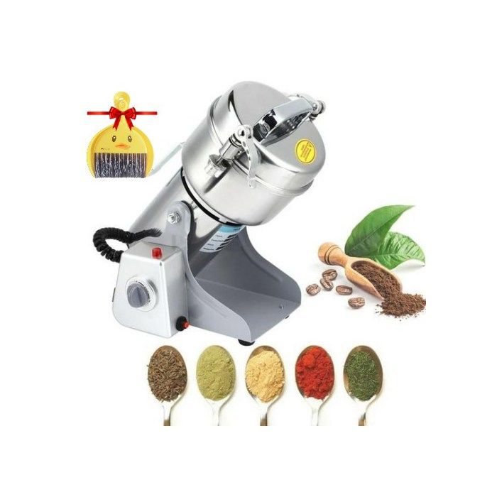 Moulin à épices - Damai - 1kg - Acier inoxydable - 1500W - Facile à utiliser