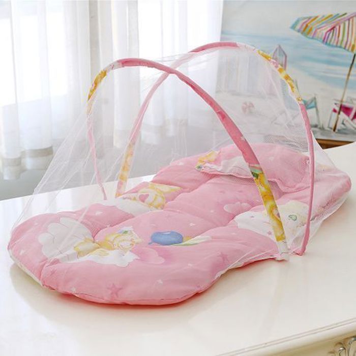 Moustiquaire Pliable Bébé portable Lit Baby happy Berceau Lit Tente