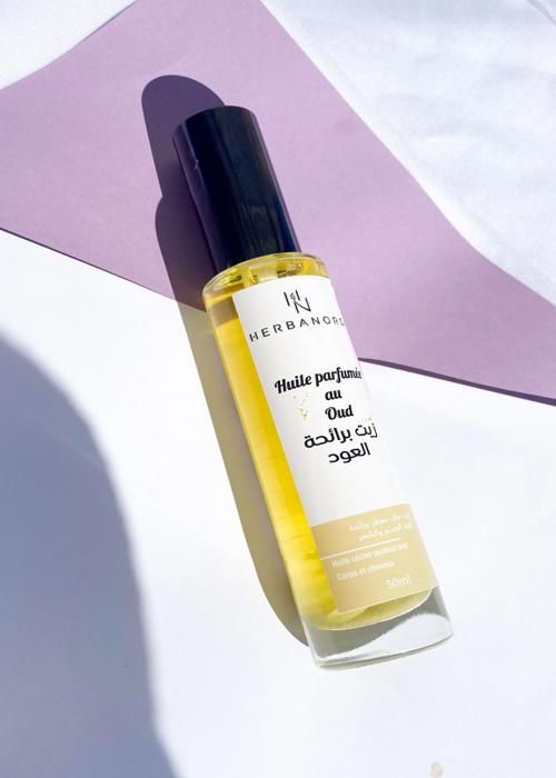 Huile Sèche - HERBANORD - Oud Gold - 50ML - Non gras - Parfum floral et boisé