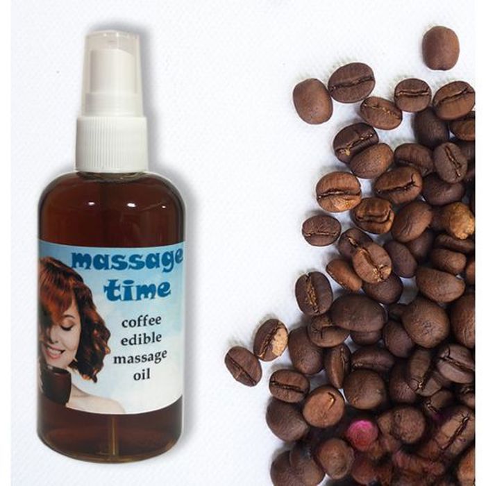 SOLTANIA Huile de massage aromatisée au café Naturel et sans conservateurs 60ml