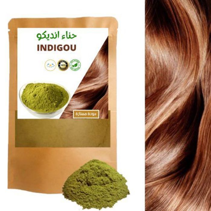 HENNÉ INDIGO POUDRE 100% NATUREL Colorant capillaire végétal Indigo BRUN FRONCÉ
