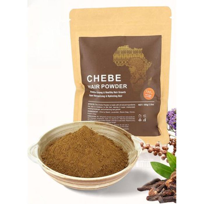 SOLTANIA  Poudre de chébé brute - Provenance Tchad - 100g - Nourrit et favorise la pousse des cheveux