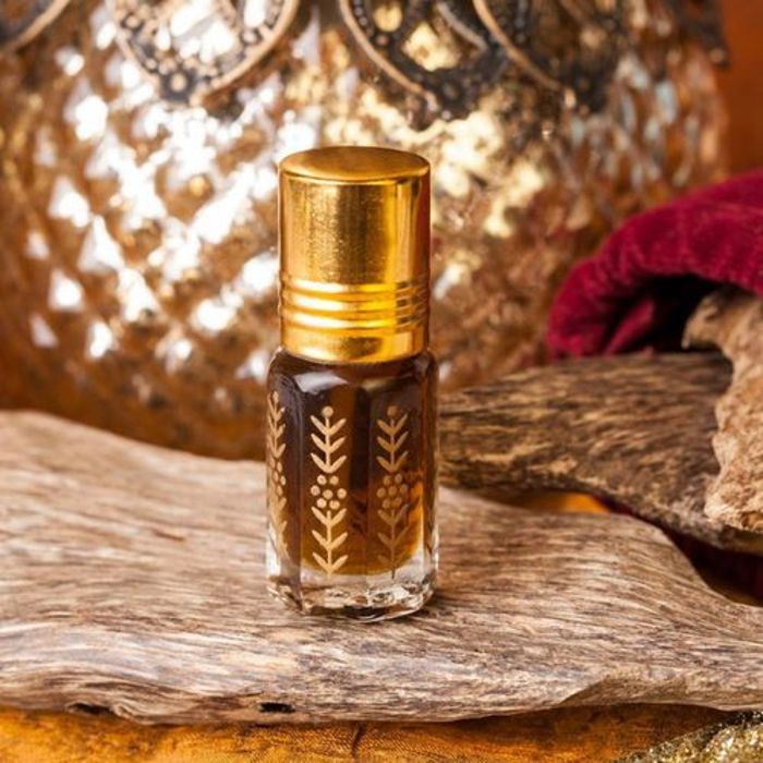 Attar musc noir pur et naturel de haute qualité
