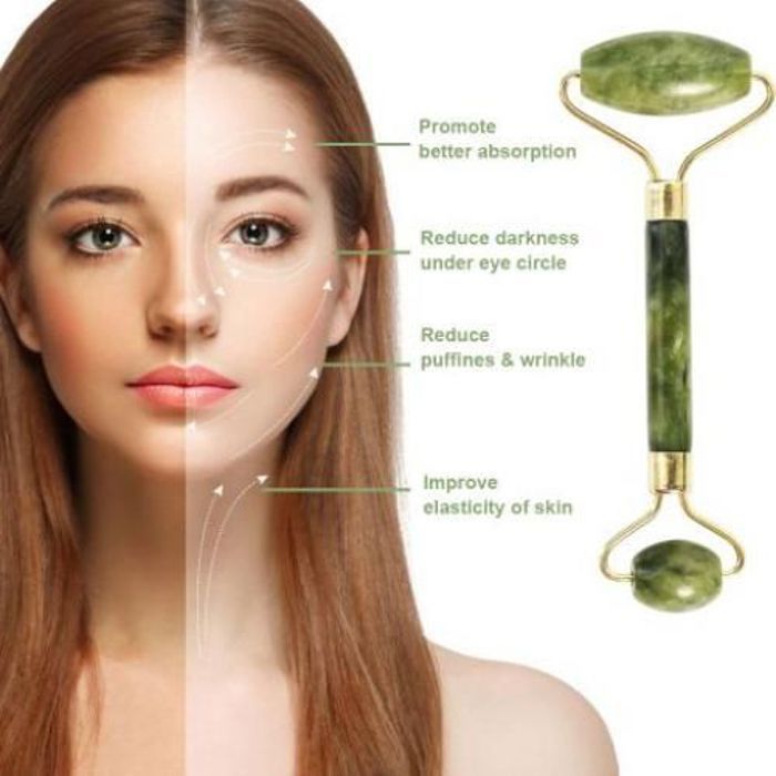 Jade Roller  Massage Tool with Protective