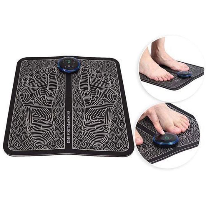 Tapis de massage des pieds stimulateur musculaire, Masseur de pieds électrique