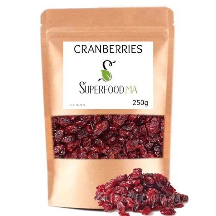 Cranberry Superaliment Antioxydant, vitamine C, infection urinaire, cystite 250g