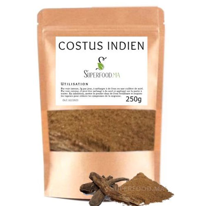 Costus indien 100 % NATUREL QIST LHINDI En poudre - 250g